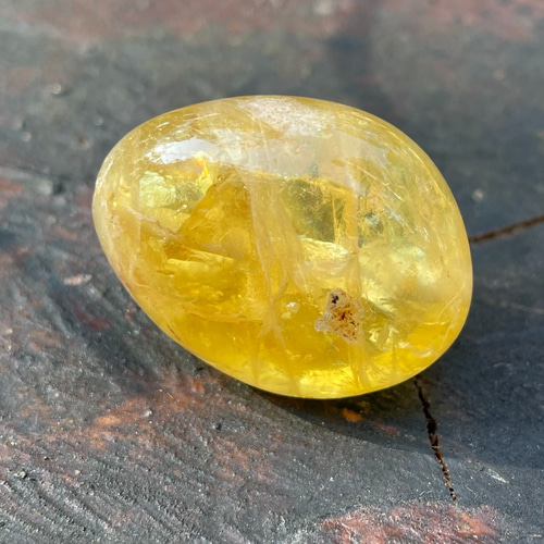 虹入り シトリン 高品質天然石 【Citrine黄水晶】DIY ハンドメイド