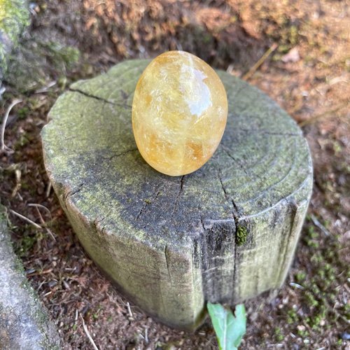 虹入り シトリン 高品質天然石 【Citrine黄水晶】DIY ハンドメイド