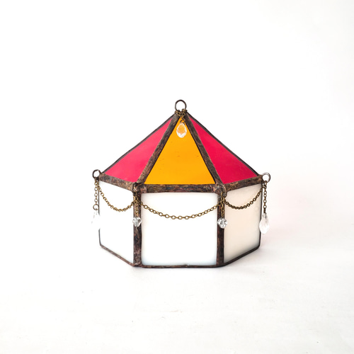 アンティーク　ステンドグラス　キャンドルホルダー　キャンドルライト　ライト アンティーク調ステンドグラスキャンドルホルダー