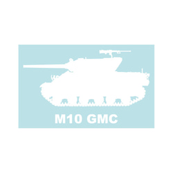 戦車ステッカー　M10 GMC 2枚目の画像
