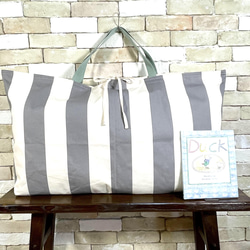 90×52（20）cm【超！特大】93L容量 お昼寝布団バッグ！丈夫な裏地付き  