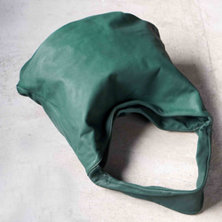 吸い付くようなタッチ感⁂軽く柔らかい袋タイプ・ＬＵＡ(ＬＡ００1)＃green⁂ 3枚目の画像