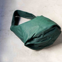 吸い付くようなタッチ感⁂軽く柔らかい袋タイプ・ＬＵＡ(ＬＡ００1)＃green⁂ 2枚目の画像