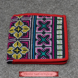 エスニックシックなビンテージBohoスタイル、刺繍が美しい手作りの女性用ハンドバッグ・クラッチバッグ#101 2枚目の画像
