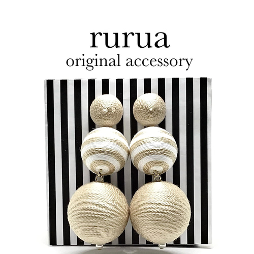 再販4】ボンボンピアス ピアス（その他） rurua 通販 13314903