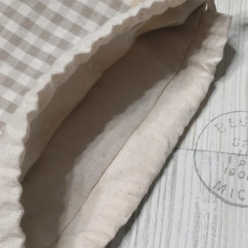 ☆ハンドメイド しじみ巾着 巾着袋 ポーチ 無料ラッピング