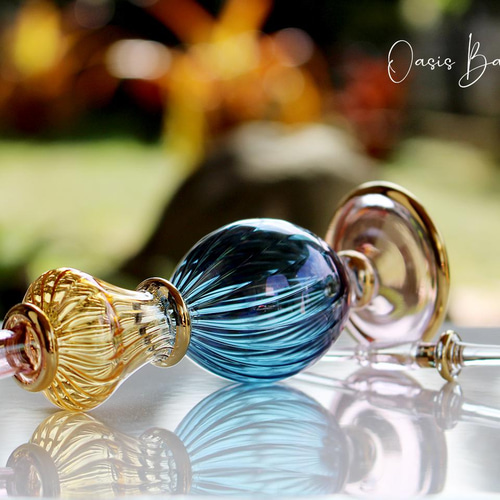 8NK マルタガラス パフュームボトル 香水瓶 美品 perfume - 工芸