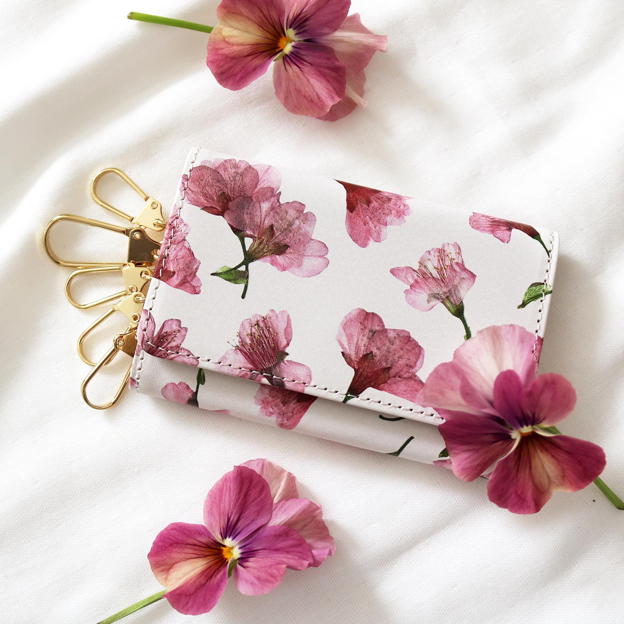 DOLCE&GABBANA iPhone8ケース 薔薇柄ピンク レザー