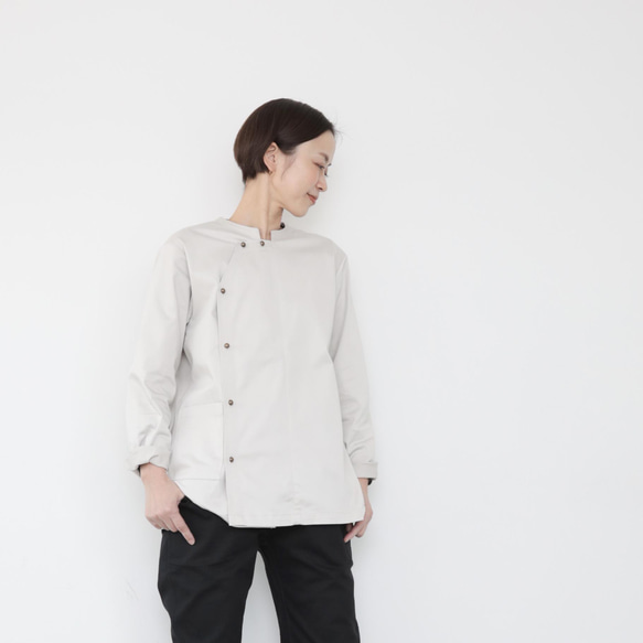 Unisex Ethnic minority jacket / cloudy 6枚目の画像