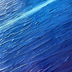 【光芒（K-#1）】 インテリアアート 海 ブルー 6枚目の画像