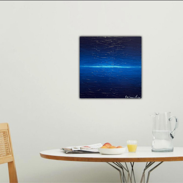 【光芒（K-#1）】 インテリアアート 海 ブルー 3枚目の画像