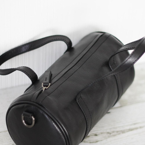 本革 ドラムボストンバッグ ショルダー 入学式 卒業式 通勤 B-152