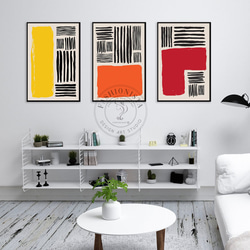 【3枚セット】アートポスター ポスター インテリア 北欧 抽象 アブストラクト㊱ 3枚セット】アートポスター ポスター インテリア 北欧 抽象