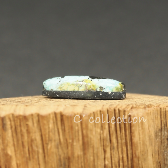 11,8ct Sonoran Gold Turquoise ソノランゴールド ターコイズ SON-01 メキシコ ルース 6枚目の画像