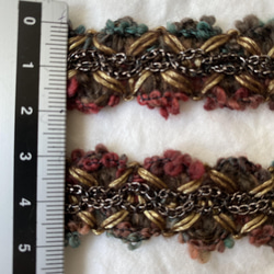 [從 50 厘米] RCP-01281 蕾絲蕾絲絲帶編織膠帶膠帶絲帶 第3張的照片