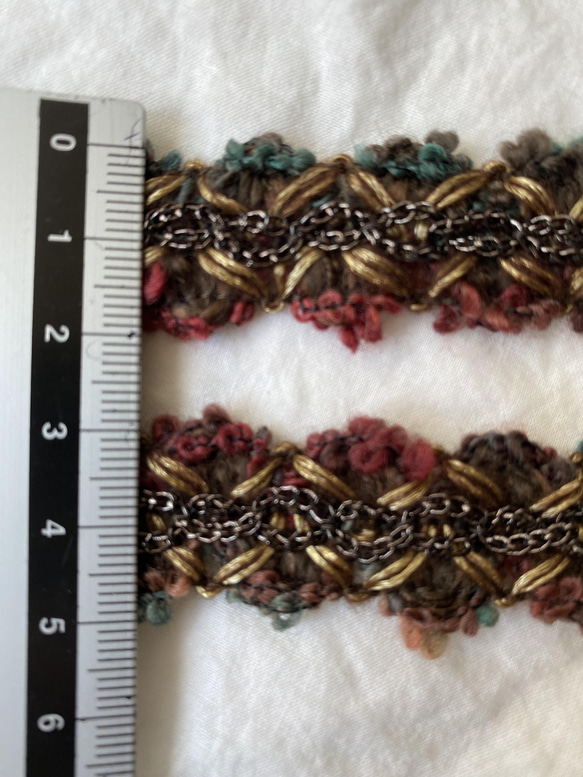 [從 50 厘米] RCP-01281 蕾絲蕾絲絲帶編織膠帶膠帶絲帶 第3張的照片