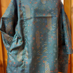 SOLD 着物リメイク チュニック 大島紬 FREE SIZE チュニック