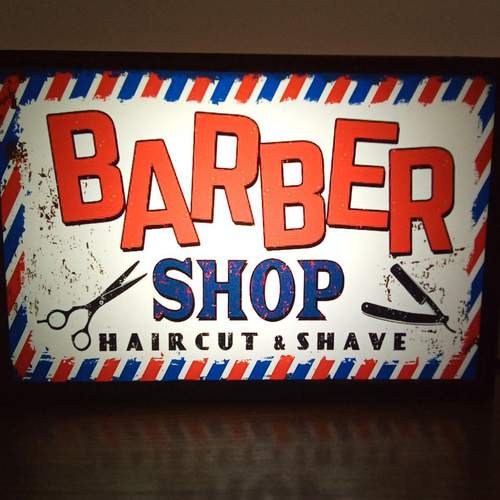 バーバー 理容室 ヘアーサロン 床屋さん アメリカン レトロ 玩具