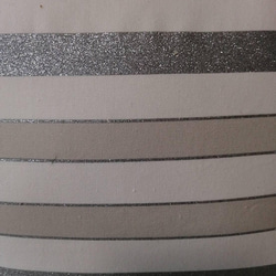縞縞柄リボン付きクッションカバー 4枚目の画像
