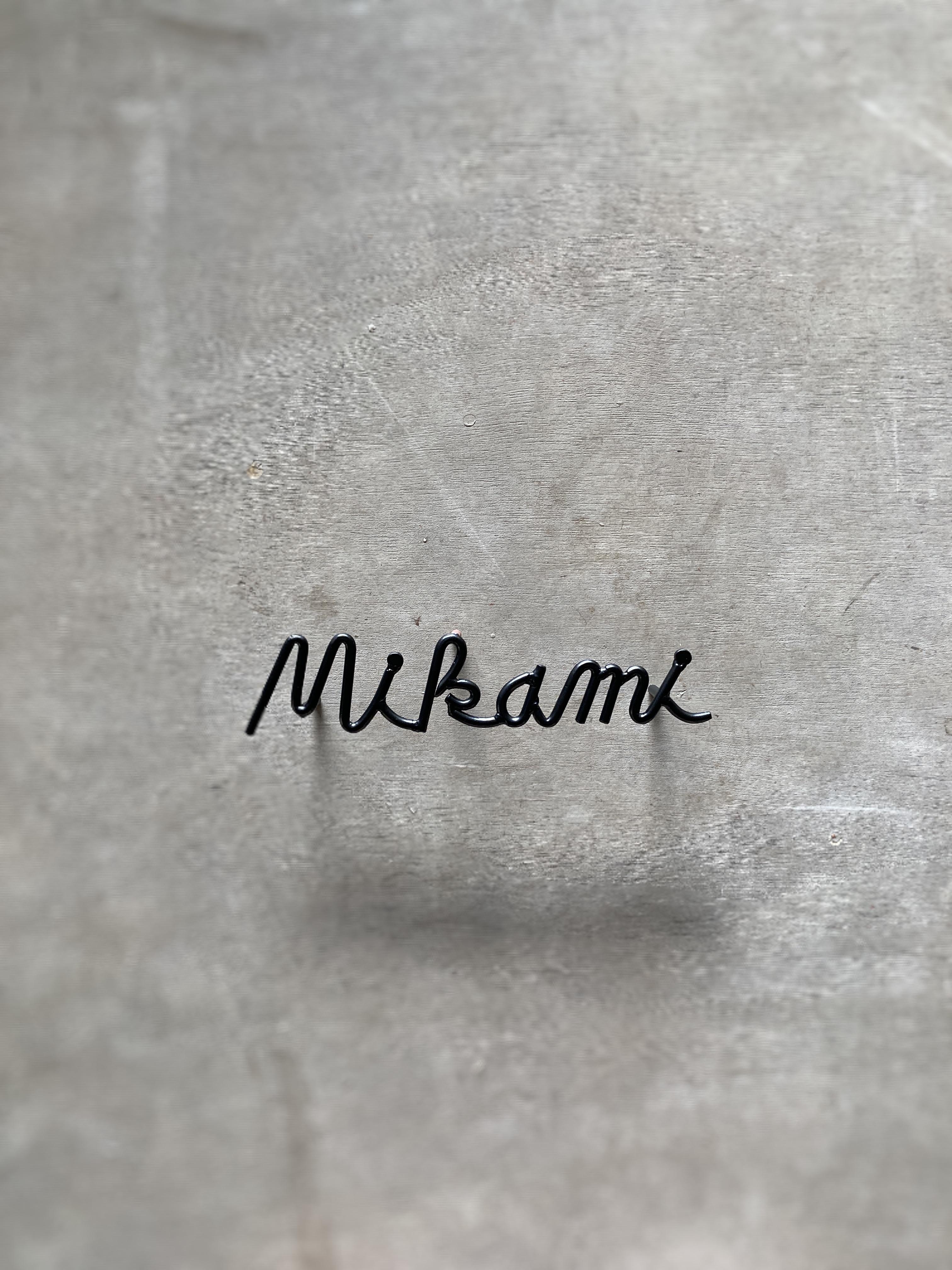 オーダー表札　金額は先にお問い合わせ下さい