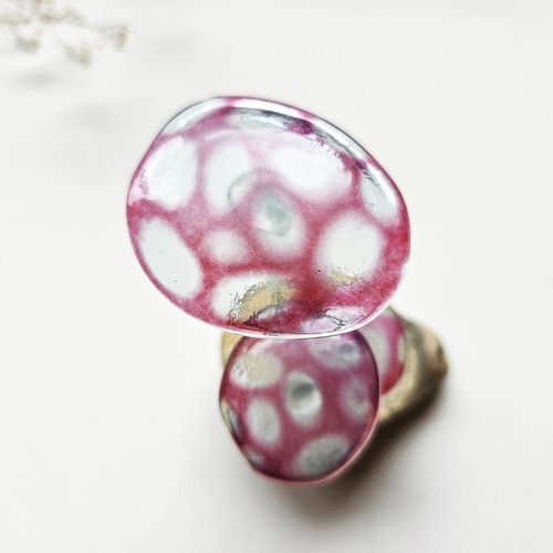 癒しのたまごガラス 手作りの台付き 立体・オブジェ Island bead 癒しのたまごガラス 手作りの台付き 立体・オブジェ Island bead