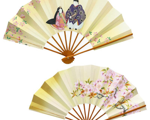 ♥♡ひな祭り*①③♥*桜飾り*Bー1**♡♥ お雛様小道具【桜金屏風 高さ15cm＆桜ぼんぼり一対】ひな祭り