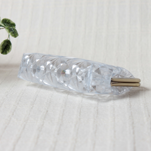 クリスタル柄】 キラキラ・ミニマルがま口ポーチ がま口 June-Berry