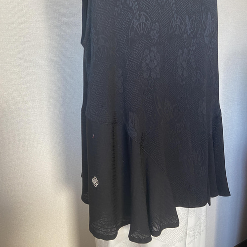 チュニック ベスト 絹 黒 ブラック チュニック り・くろあ 通販