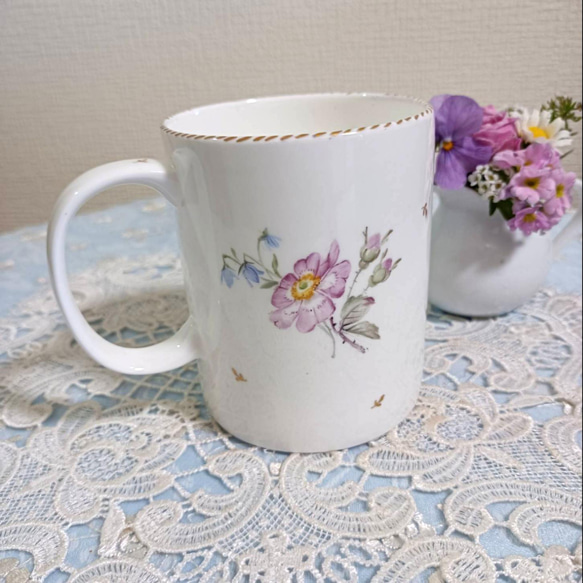 ♡マグカップ(ワイルドローズflower) 2枚目の画像