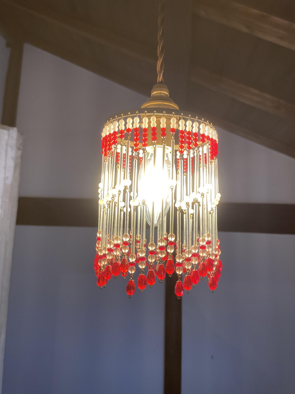 ビーズランプ Red（No.12） シーリングライト・ペンダントライト