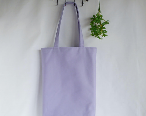 はんび　トートバッグ　ハンドメイド　ブラック　パープル パンクリエーション ククレ花 天ファスナー 手提げバッグ 日本製