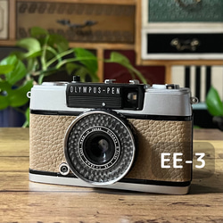 フィルムカメラ OLYMPUS PEN EE-3 ベージュ リメイク 写真