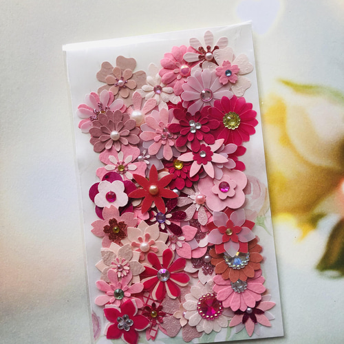 優美で華やかなピンク系ペーパーフラワー その他素材 kamitote 通販