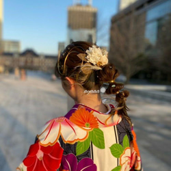 金箔 ウエディング 結婚式 色打掛 卒業式 髪飾り 成人式 和装 袴 前撮り 7枚目の画像