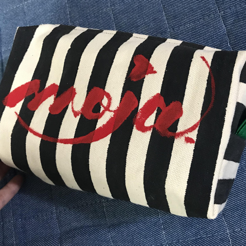 ハンドメイド&ハンドペイント マチ付ポーチ 【コアラ】 ポーチ MOJa