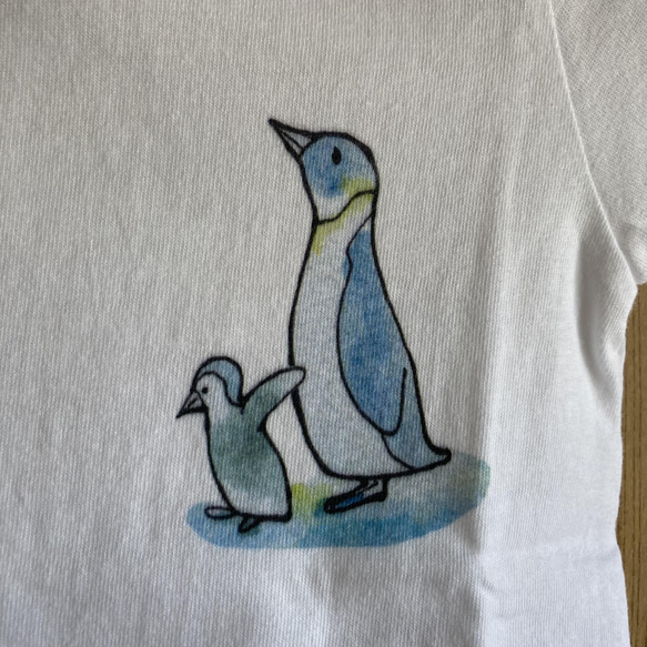 親子ペンギンTシャツ 1枚目の画像