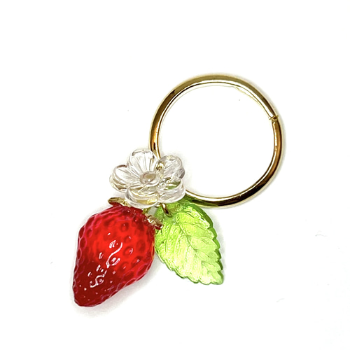 小粒完熟いちごリング(レッド) 指輪・リング Berry_Berry_fa 通販