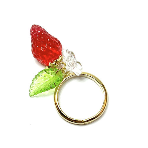 小粒完熟いちごリング(レッド) 指輪・リング Berry_Berry_fa 通販