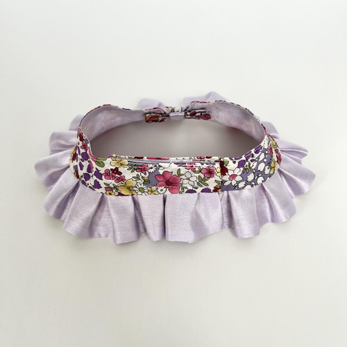 No.2912☘️ 犬猫用 リバーシブル バンダナ XXSサイズ モノクロ 花柄