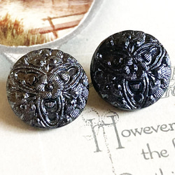 送料無料】1930s チェコ製 2個 アンティーク ヴィンテージ ブラック