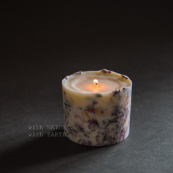 「Balance」Natural herbal candle 《受注制作》 1枚目の画像