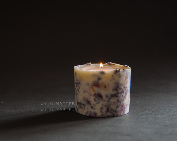 「Balance」Natural herbal candle 《受注制作》 3枚目の画像