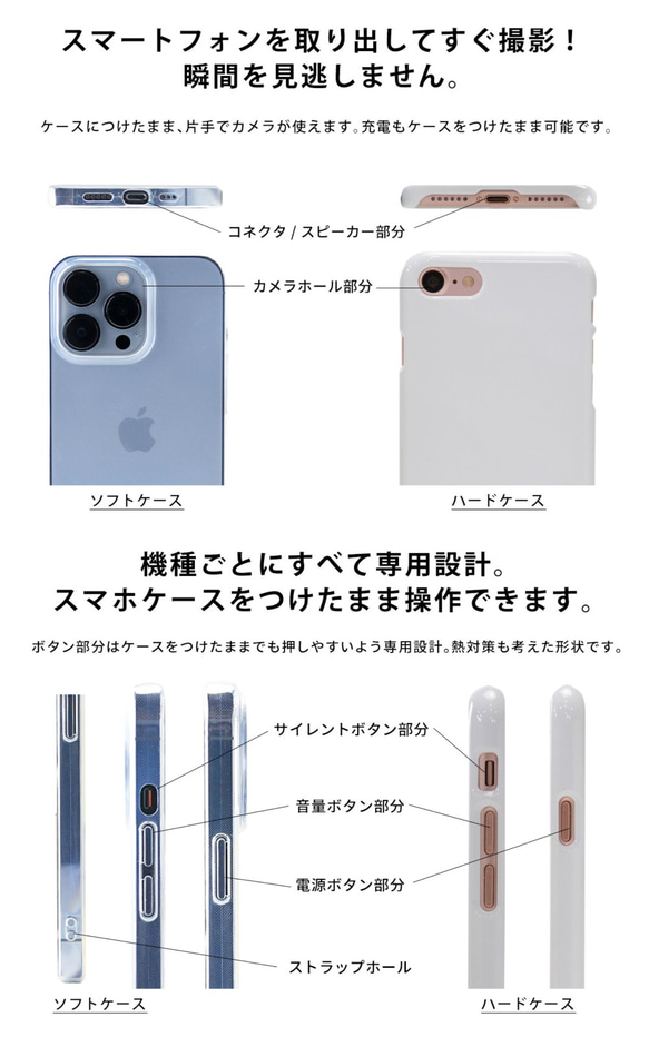 兼容所有型號智能手機保護殼 * Oni Setsubun * iPhone SE3 Xperia Galaxy AQUOS An 第6張的照片