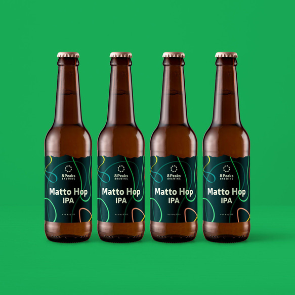 八ヶ岳山麓のクラフトビール　Matto Hop IPA　 4本セット 2枚目の画像
