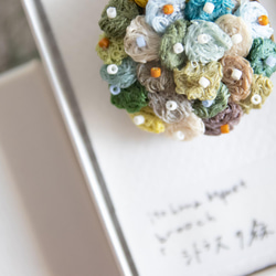 ito hana bouquet  brooch (シトラスの森、) 3枚目の画像