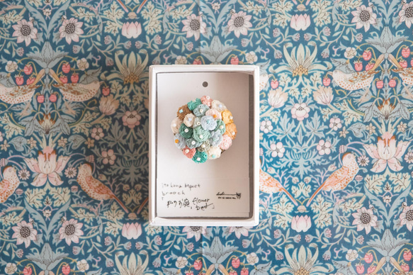 ito hana bouquet  brooch (私のお庭、flower bed) 4枚目の画像