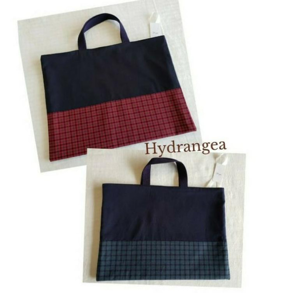 ♡100再販☆ファミリア風チェック柄 レッスンバッグ レッスン ♡100再販☆ファミリア風チェック柄 レッスンバッグ レッスン
