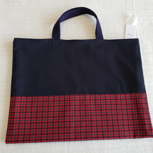 ♡100再販☆ファミリア風チェック柄 レッスンバッグ レッスン ♡100再販☆ファミリア風チェック柄 レッスンバッグ レッスン