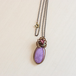 Charoite necklace 第2張的照片