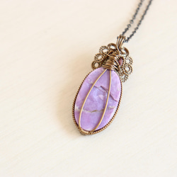 Charoite necklace 第4張的照片